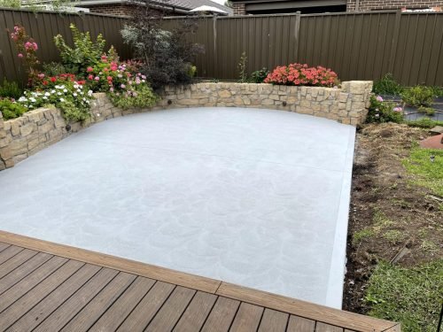 concrete slab laying - digger guru 1